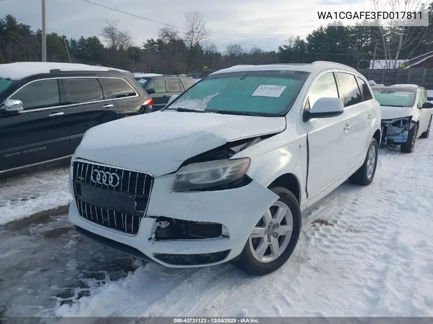 WA1CGAFE3FD017811 2015 Audi Q7 3.0T Premium