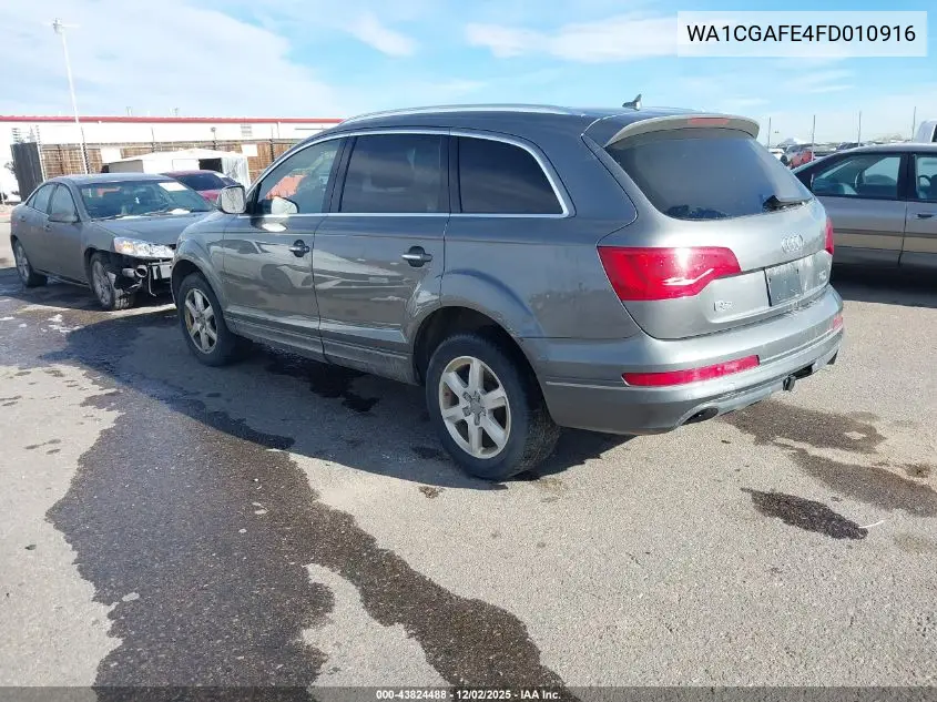 WA1CGAFE4FD010916 2015 Audi Q7 3.0T Premium