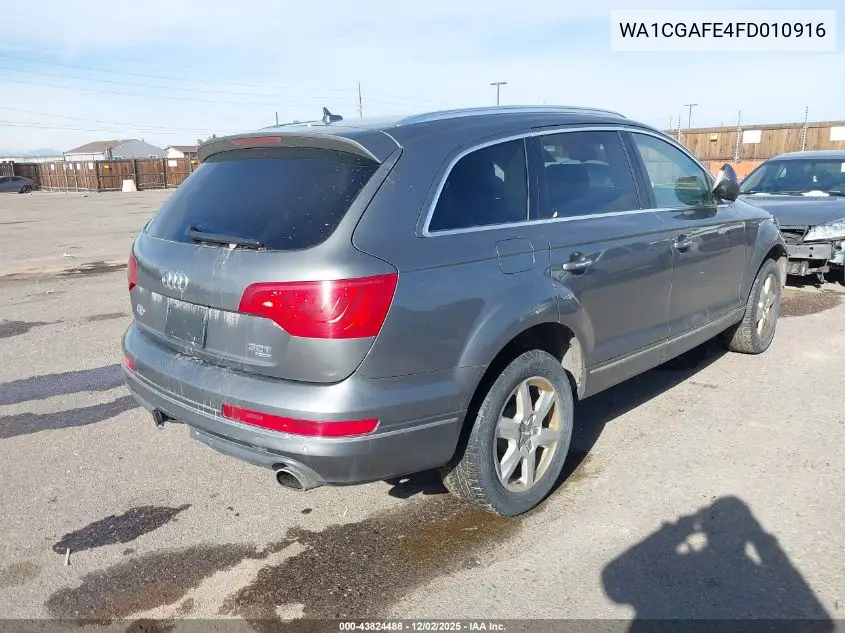 WA1CGAFE4FD010916 2015 Audi Q7 3.0T Premium