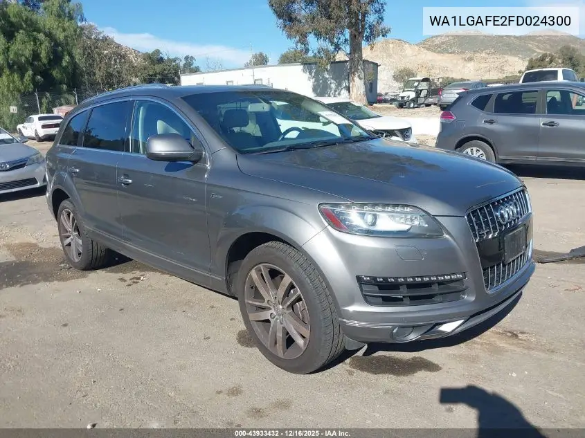 WA1LGAFE2FD024300 2015 Audi Q7 3.0T Premium
