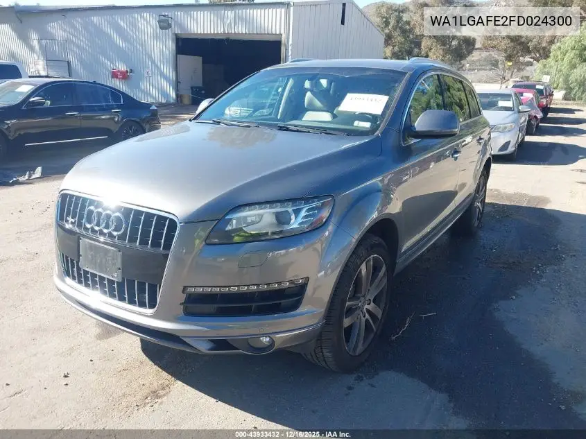 WA1LGAFE2FD024300 2015 Audi Q7 3.0T Premium