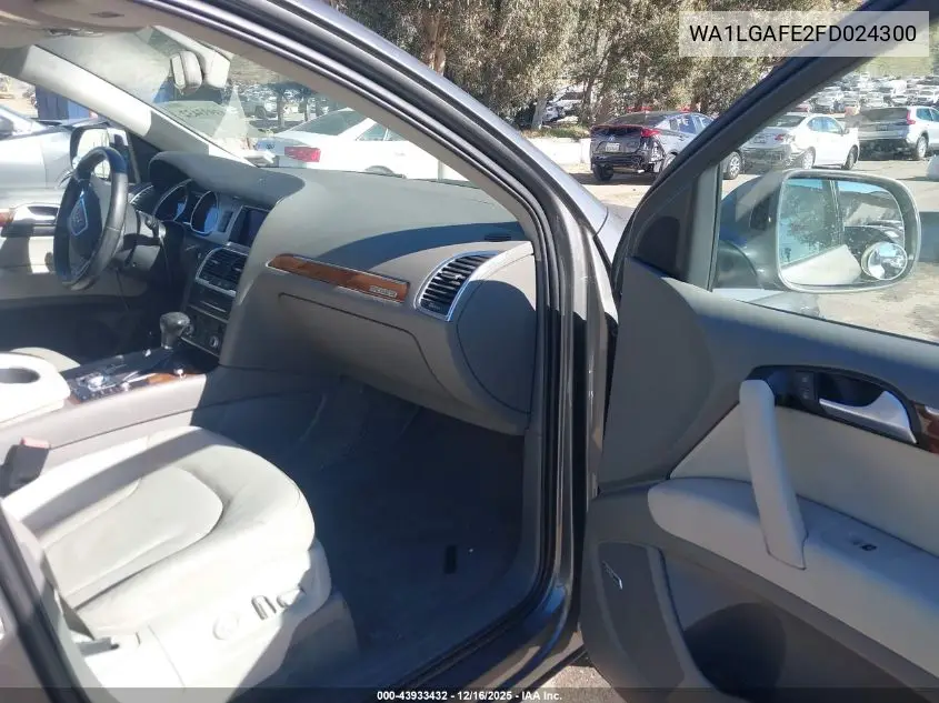 WA1LGAFE2FD024300 2015 Audi Q7 3.0T Premium
