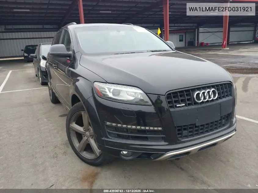 WA1LMAFE2FD031921 2015 Audi Q7 3.0 Tdi Premium