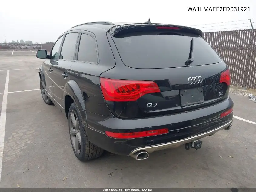 WA1LMAFE2FD031921 2015 Audi Q7 3.0 Tdi Premium