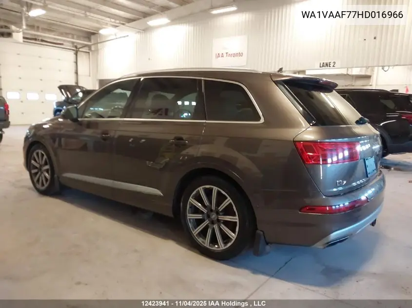 WA1VAAF77HD016966 2017 Audi Q7 Prestige