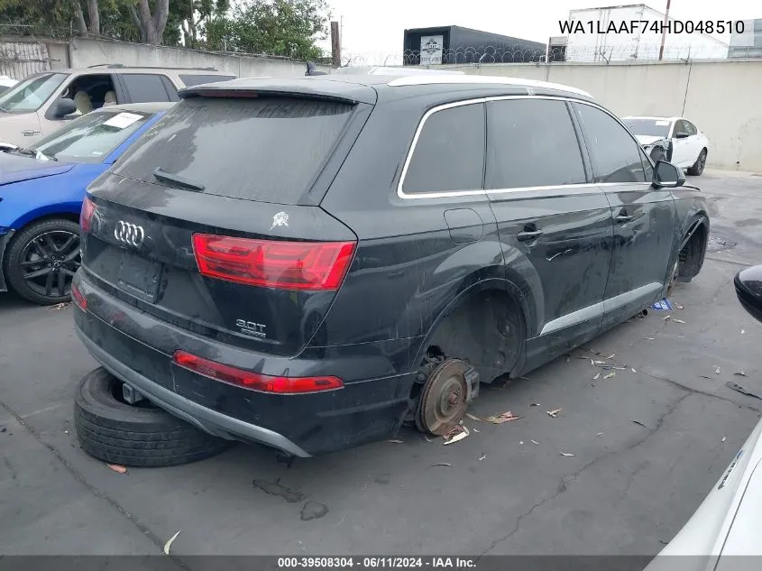 WA1LAAF74HD048510 2017 Audi Q7 3.0T Premium