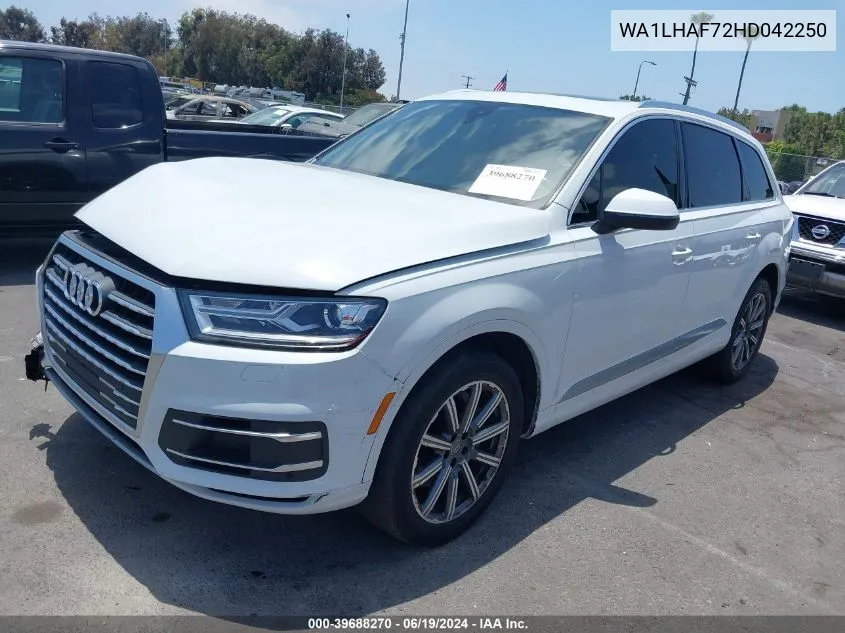 WA1LHAF72HD042250 2017 Audi Q7 2.0T Premium