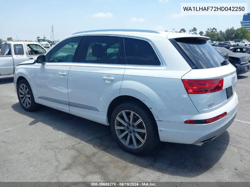 WA1LHAF72HD042250 2017 Audi Q7 2.0T Premium