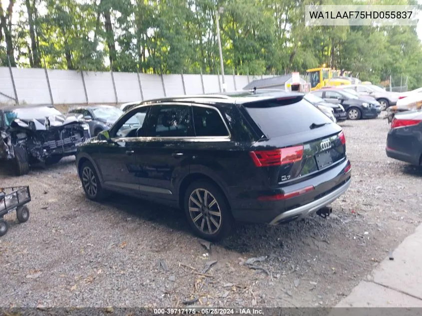 WA1LAAF75HD055837 2017 Audi Q7 3.0T Premium