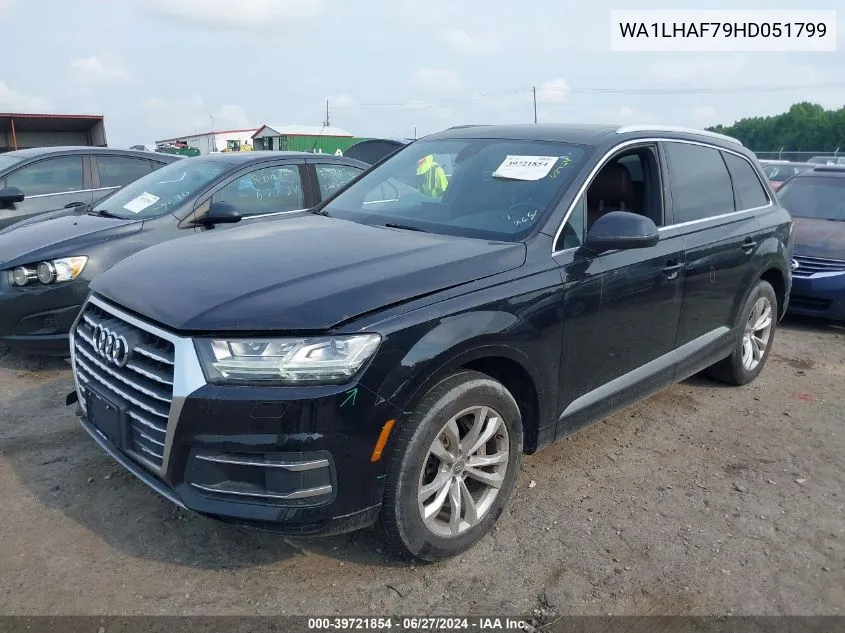 WA1LHAF79HD051799 2017 Audi Q7 Premium Plus