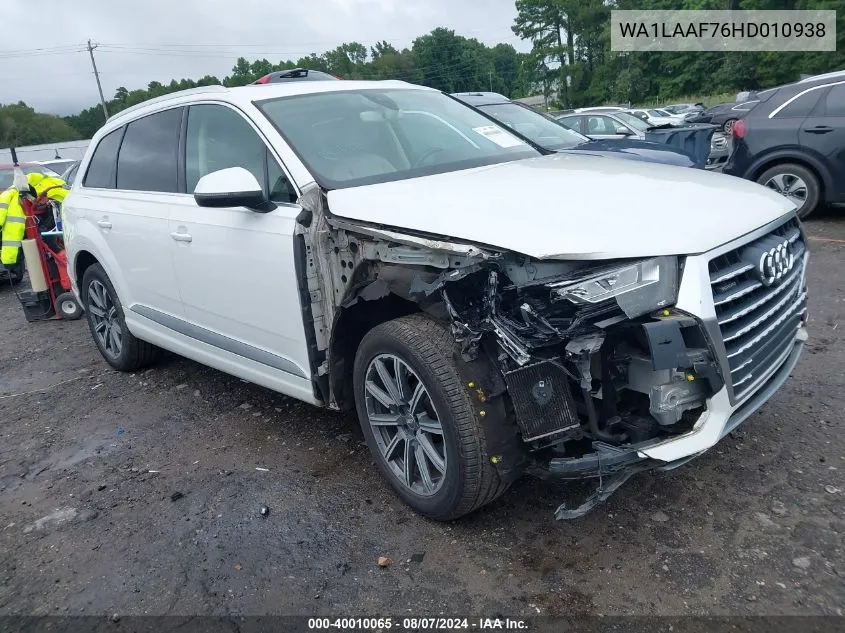 WA1LAAF76HD010938 2017 Audi Q7 3.0T Premium