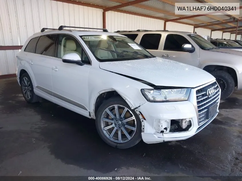 WA1LHAF76HD040341 2017 Audi Q7 2.0T Premium