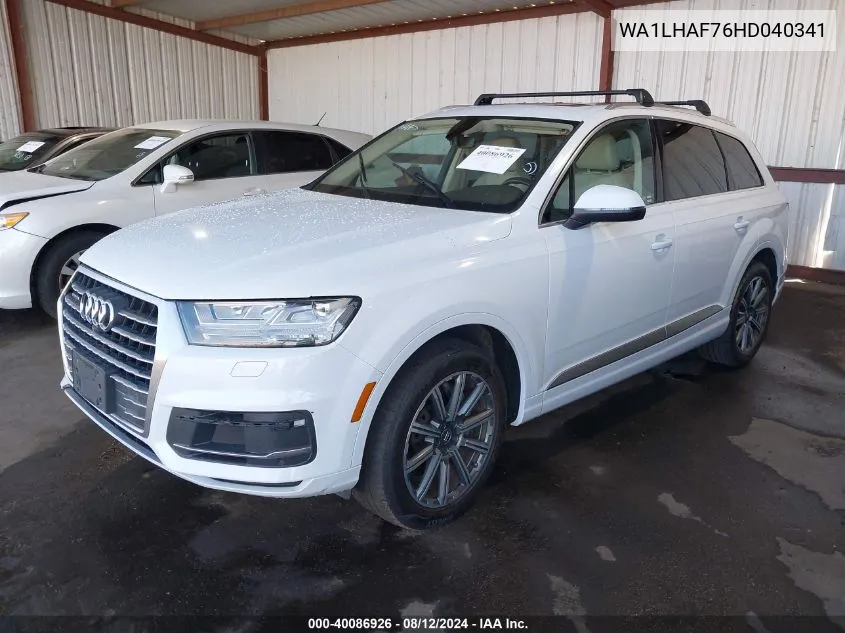 WA1LHAF76HD040341 2017 Audi Q7 2.0T Premium