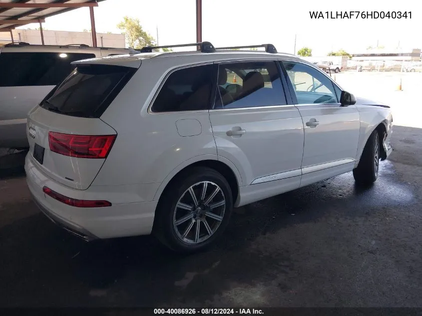 WA1LHAF76HD040341 2017 Audi Q7 2.0T Premium