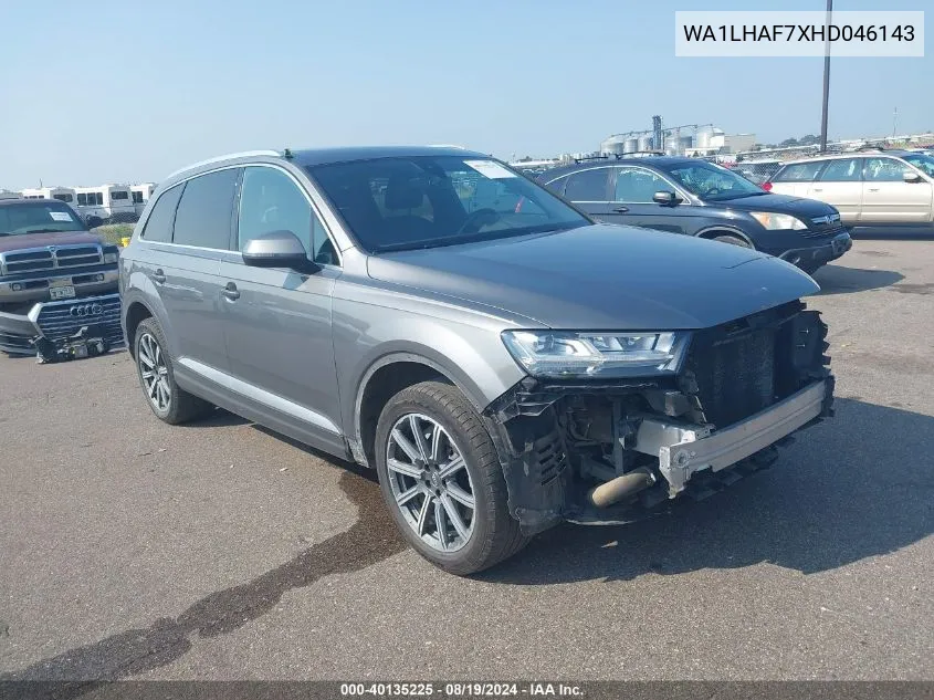 2017 Audi Q7 2.0T Premium VIN: WA1LHAF7XHD046143 Lot: 40135225