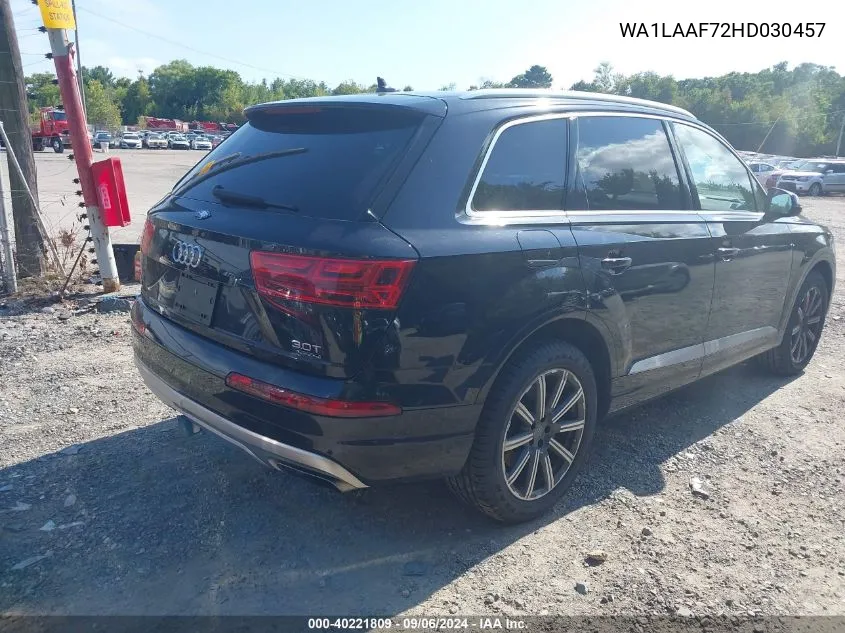 WA1LAAF72HD030457 2017 Audi Q7 3.0T Premium