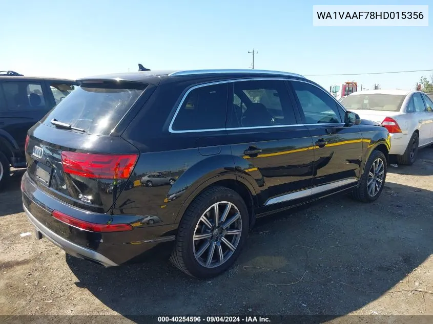 WA1VAAF78HD015356 2017 Audi Q7 3.0T Premium