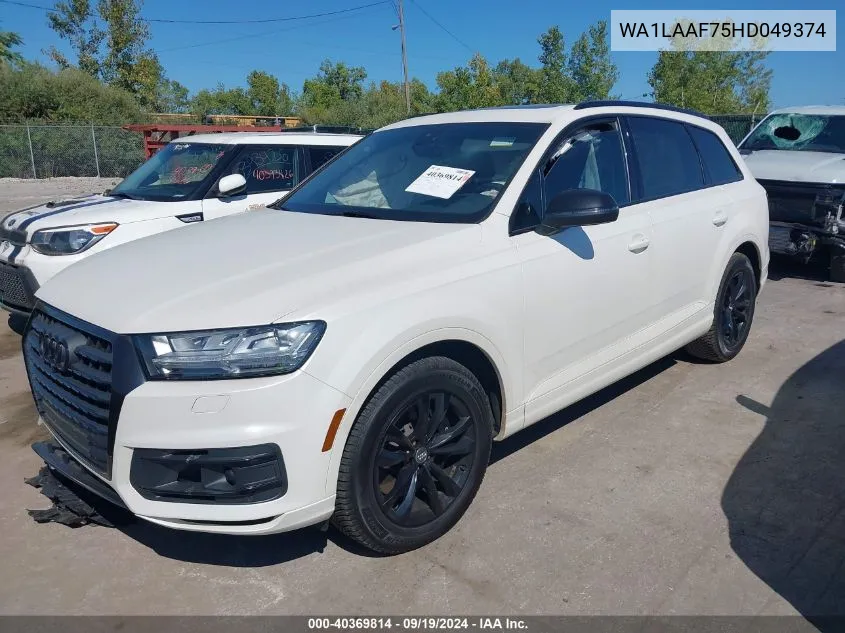 WA1LAAF75HD049374 2017 Audi Q7 3.0T Premium