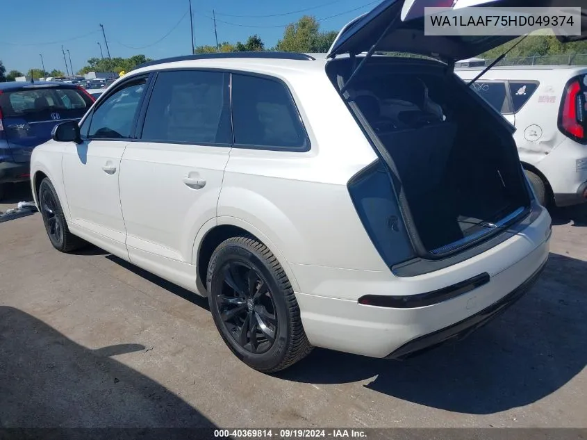 WA1LAAF75HD049374 2017 Audi Q7 3.0T Premium