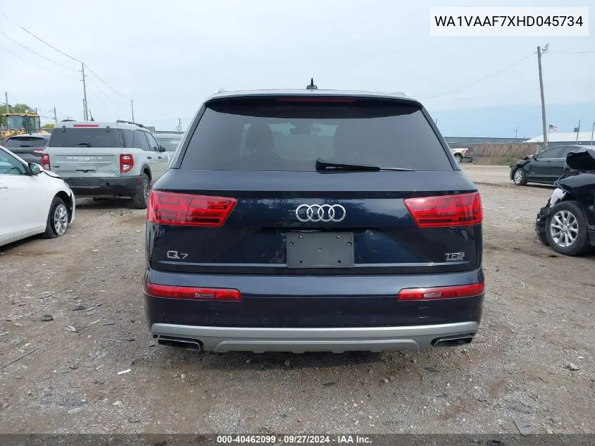 WA1VAAF7XHD045734 2017 Audi Q7 3.0T Premium