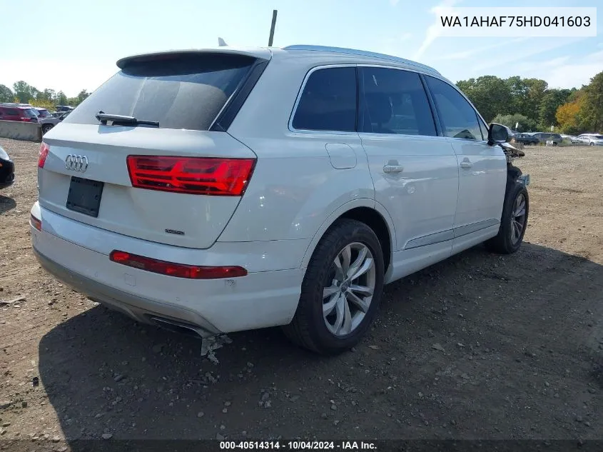 WA1AHAF75HD041603 2017 Audi Q7 2.0T Premium