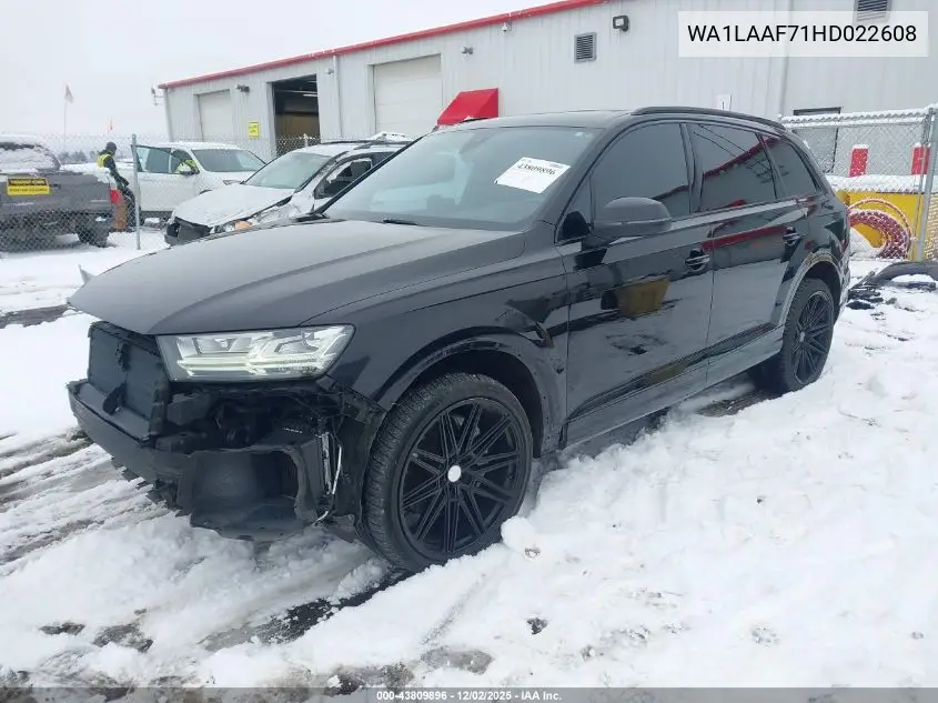WA1LAAF71HD022608 2017 Audi Q7 3.0T Premium