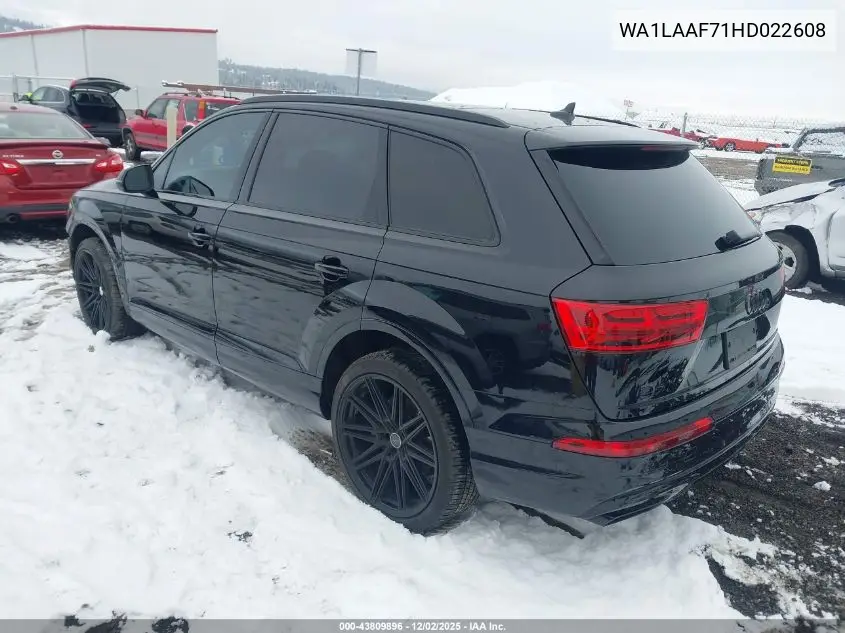 WA1LAAF71HD022608 2017 Audi Q7 3.0T Premium