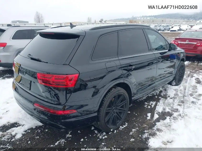 WA1LAAF71HD022608 2017 Audi Q7 3.0T Premium