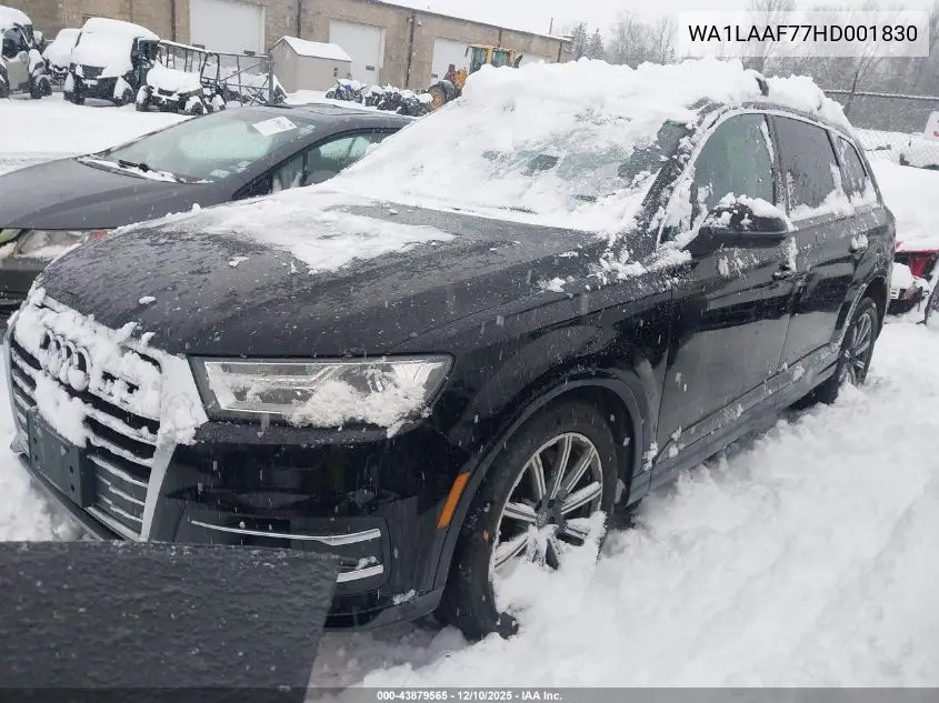 WA1LAAF77HD001830 2017 Audi Q7 3.0T Premium