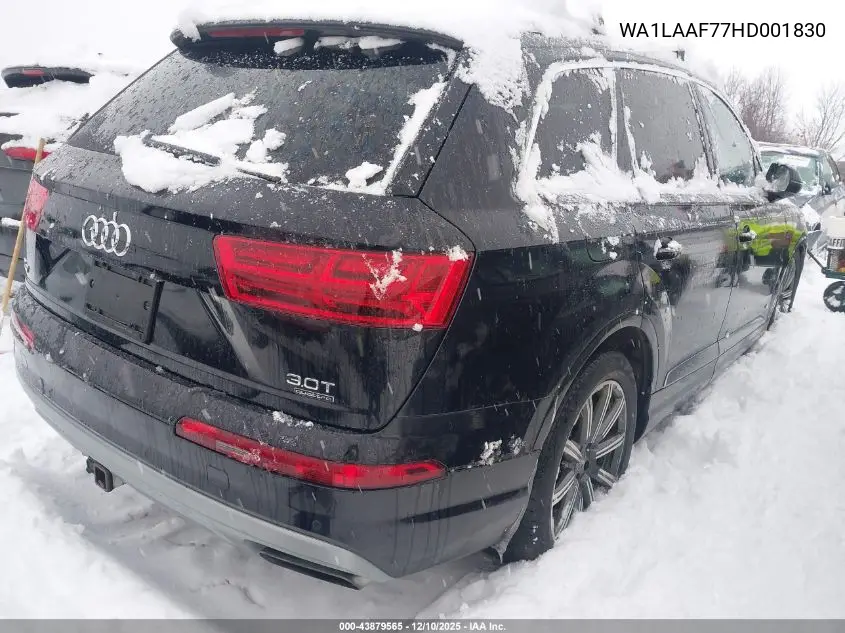 WA1LAAF77HD001830 2017 Audi Q7 3.0T Premium