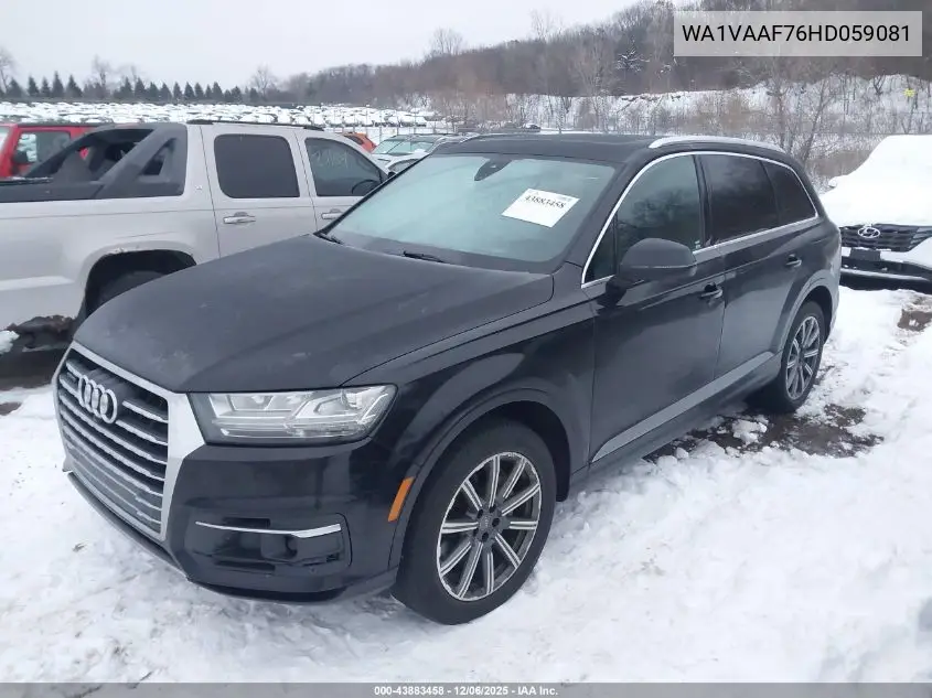 WA1VAAF76HD059081 2017 Audi Q7 3.0T Premium