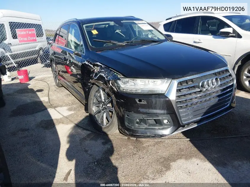WA1VAAF79HD019206 2017 Audi Q7 3.0T Premium