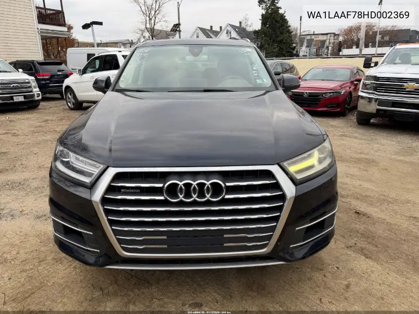 WA1LAAF78HD002369 2017 Audi Q7 3.0T Premium
