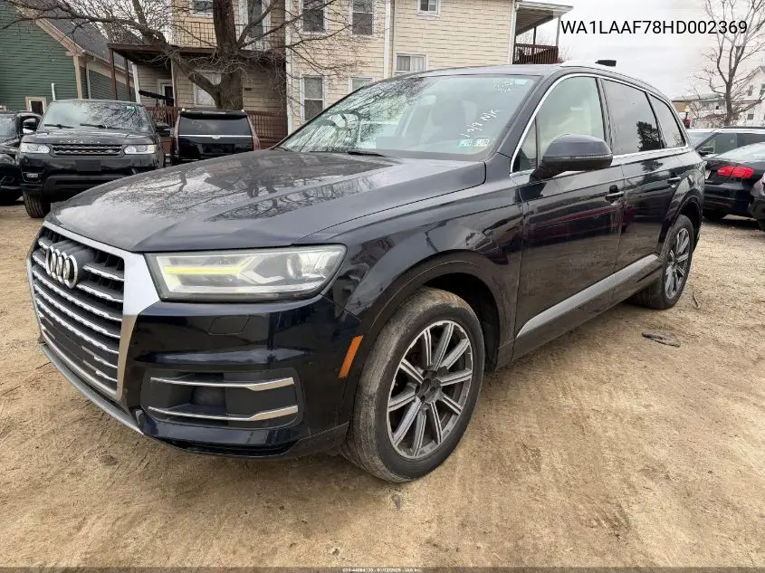 WA1LAAF78HD002369 2017 Audi Q7 3.0T Premium