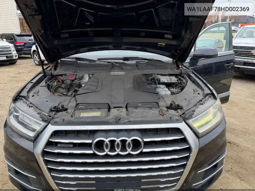 WA1LAAF78HD002369 2017 Audi Q7 3.0T Premium