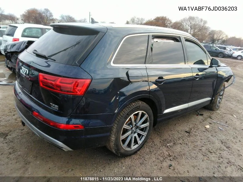 2018 Audi Q7 Technik VIN: WA1VABF76JD036203 Lot: 11878815