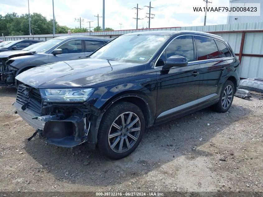 2018 Audi Q7 Prestige VIN: WA1VAAF79JD008423 Lot: 39732316