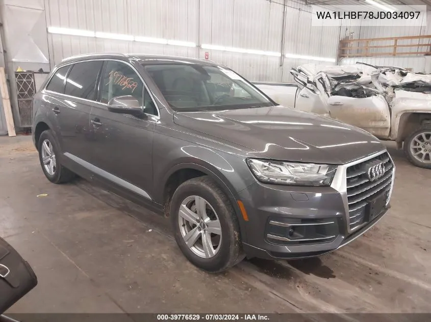 2018 Audi Q7 Premium Plus VIN: WA1LHBF78JD034097 Lot: 39776529