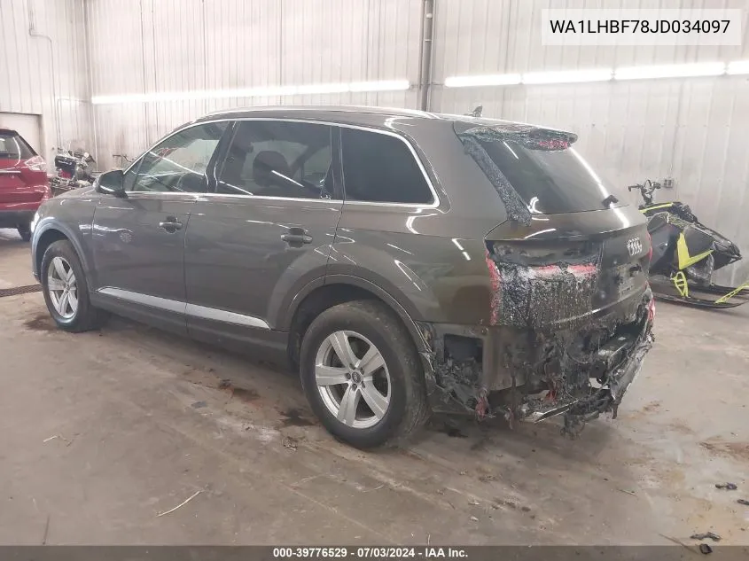 2018 Audi Q7 Premium Plus VIN: WA1LHBF78JD034097 Lot: 39776529