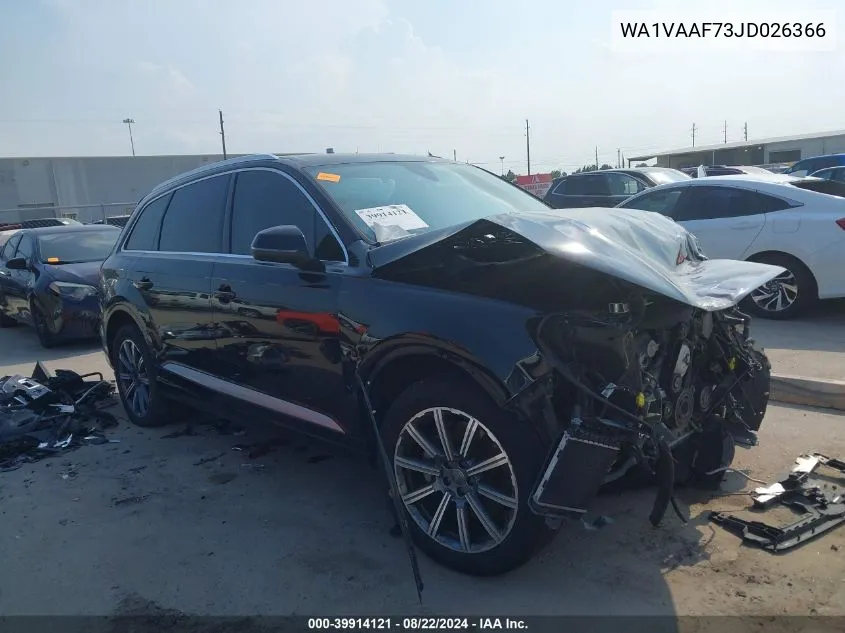 WA1VAAF73JD026366 2018 Audi Q7 3.0T Premium