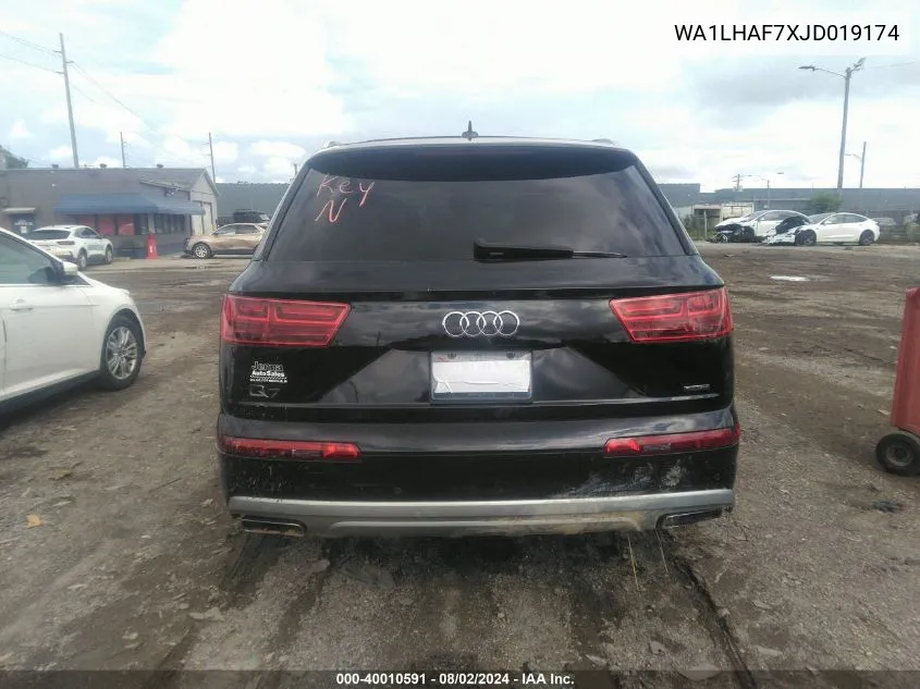 WA1LHAF7XJD019174 2018 Audi Q7 2.0T Premium