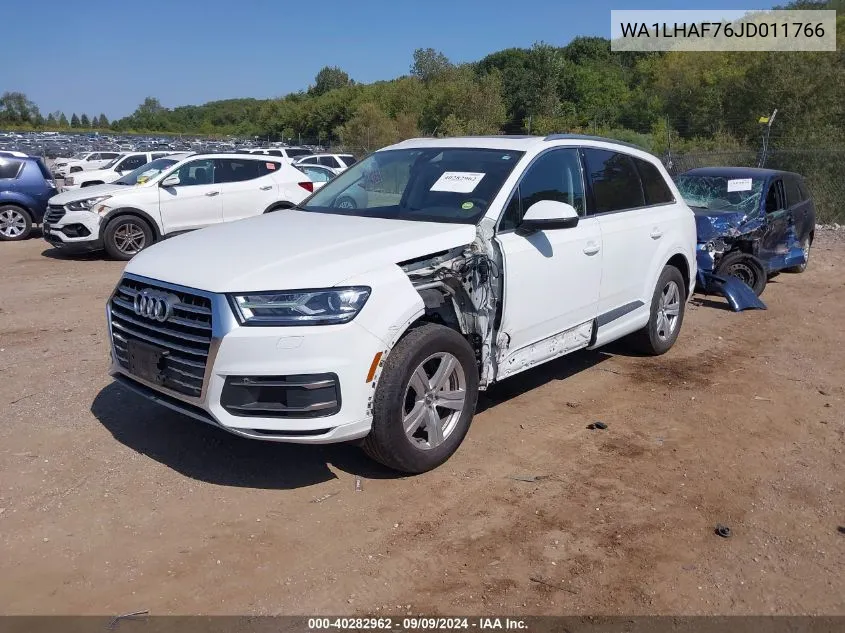 WA1LHAF76JD011766 2018 Audi Q7 2.0T Premium