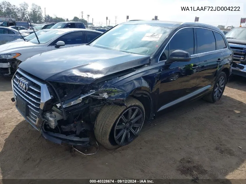 WA1LAAF72JD004222 2018 Audi Q7 3.0T Premium