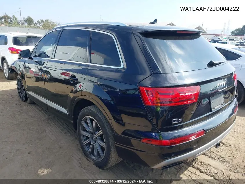 WA1LAAF72JD004222 2018 Audi Q7 3.0T Premium