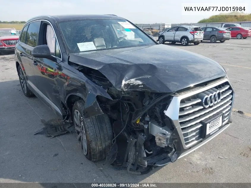 WA1VAAF77JD015984 2018 Audi Q7 Prestige