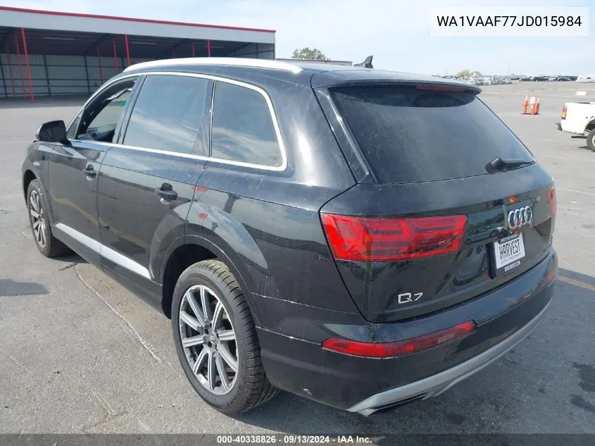 WA1VAAF77JD015984 2018 Audi Q7 Prestige