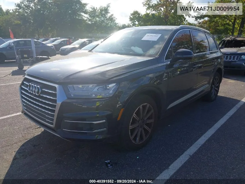 WA1VAAF71JD009954 2018 Audi Q7 3.0T Premium