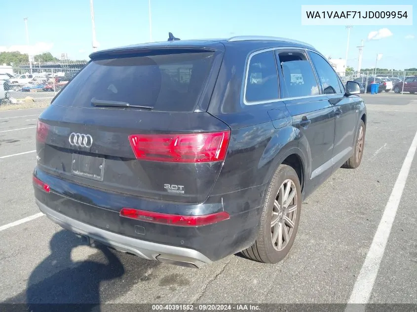 WA1VAAF71JD009954 2018 Audi Q7 3.0T Premium