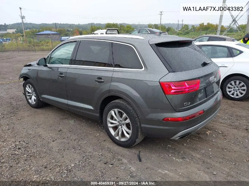 WA1LAAF7XJD043382 2018 Audi Q7 3.0T Premium