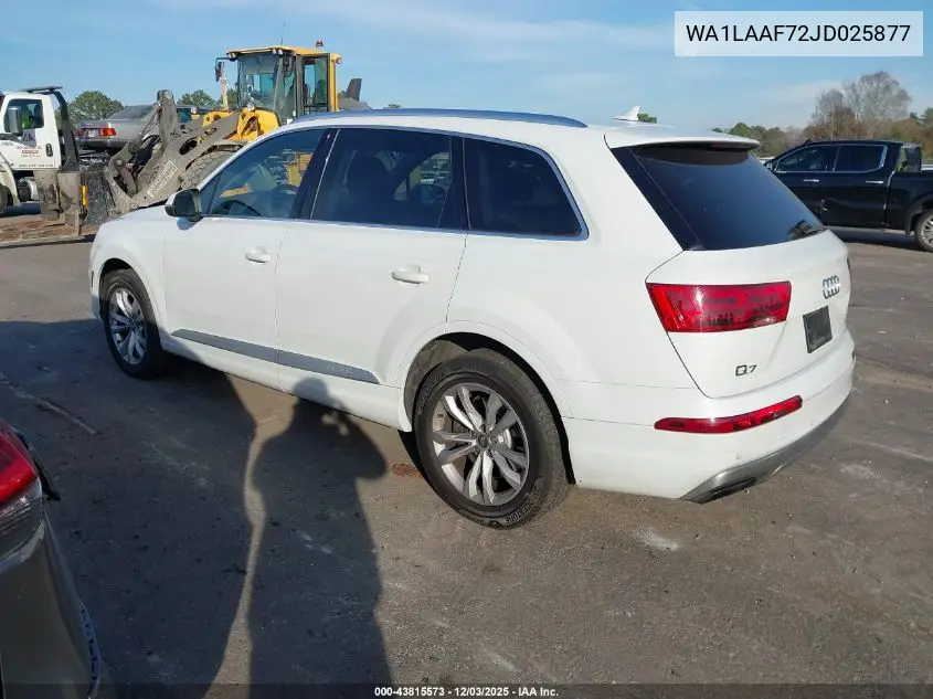 WA1LAAF72JD025877 2018 Audi Q7 3.0T Premium